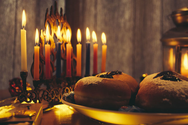Celebrating hanukkah in israel