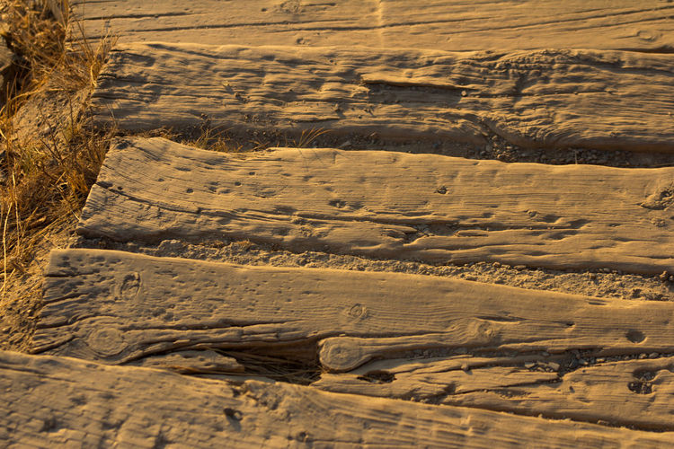 Full frame shot of desert land