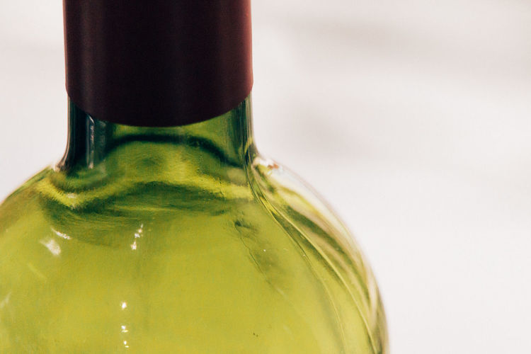 Close-up of wine bottle