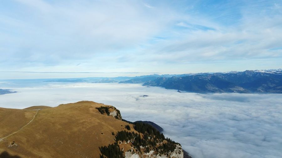 Scenic view of landscape against sky