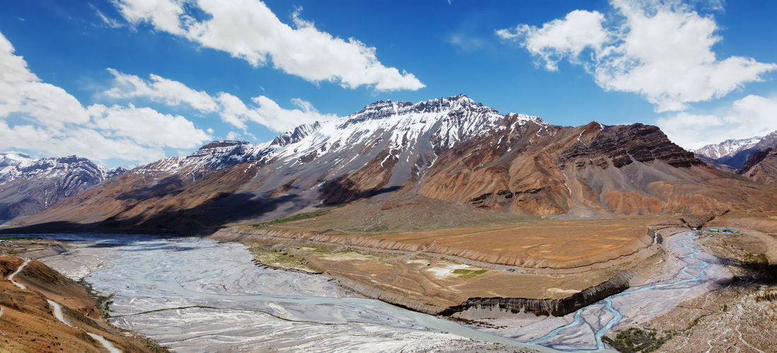 Spiti valley in himalayas