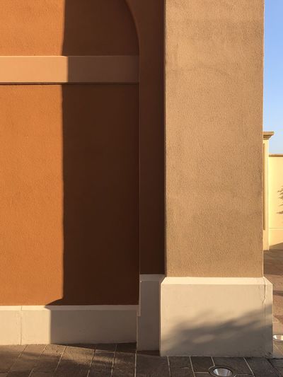Architectural column and shadow