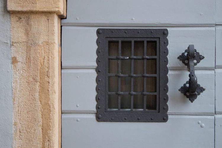 Door detail with window