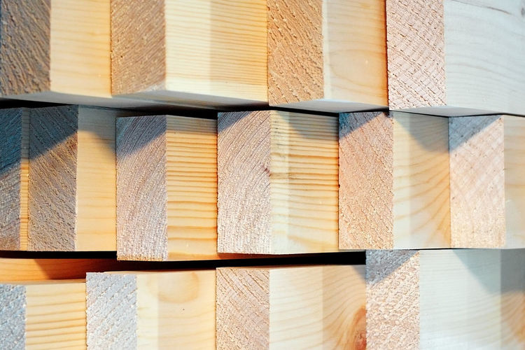 Full frame shot of wooden beams