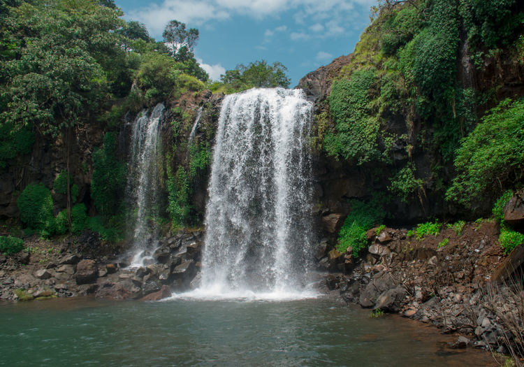Beautiful photograph of smaller thoseghar waterfall situated in satara in maharashtra state of india