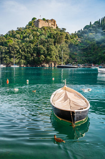 Boat in lake