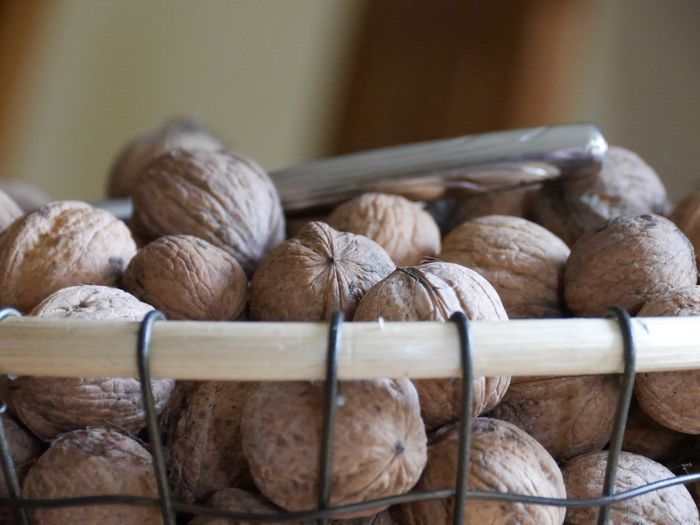 Close-up of walnuts
