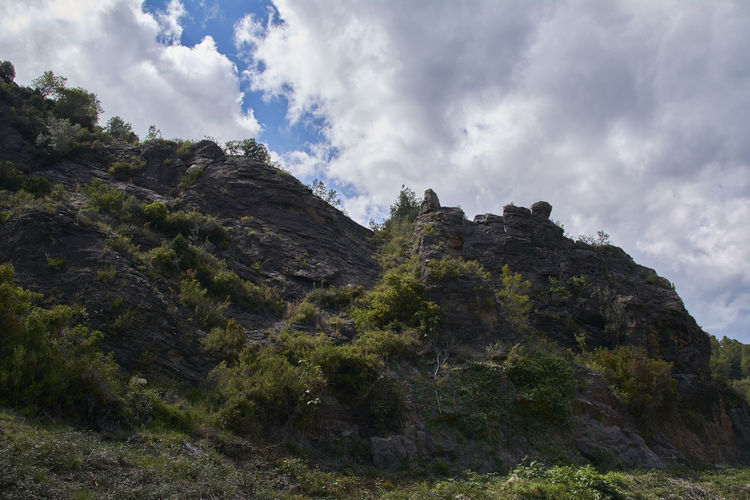 Mountain that looks like a giant sleeping. capricious nature
