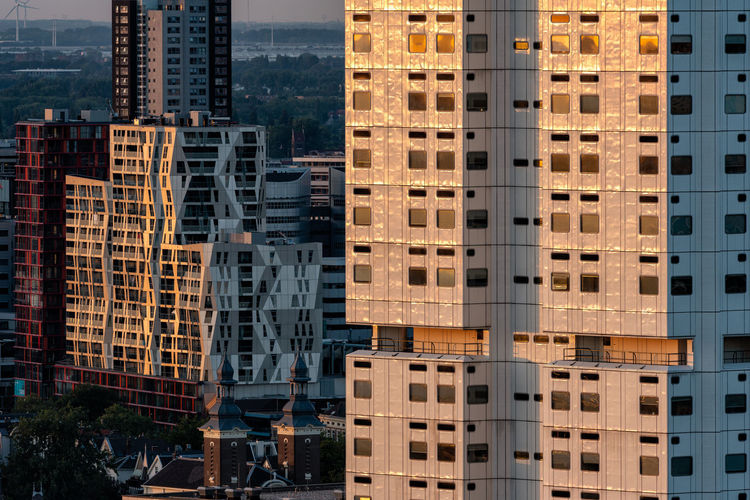 Modern buildings in city