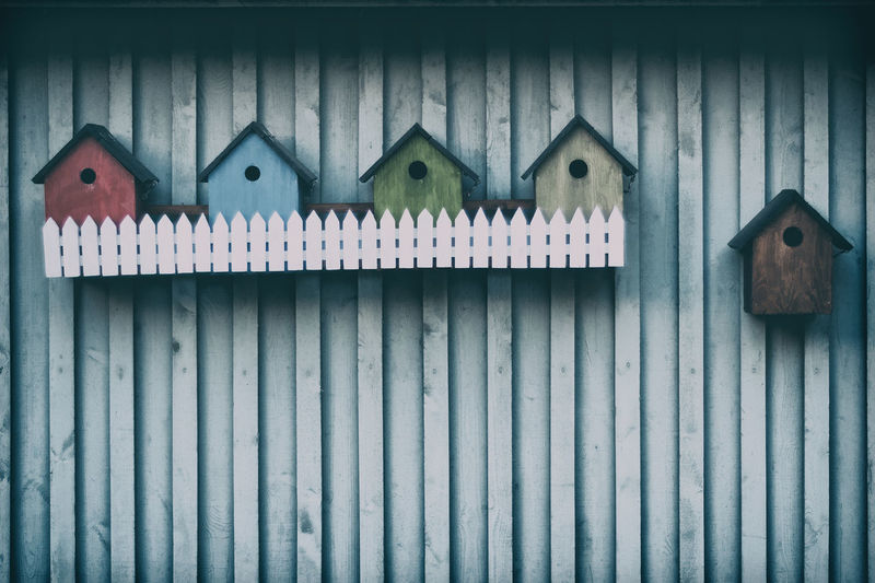Close-up of closed door