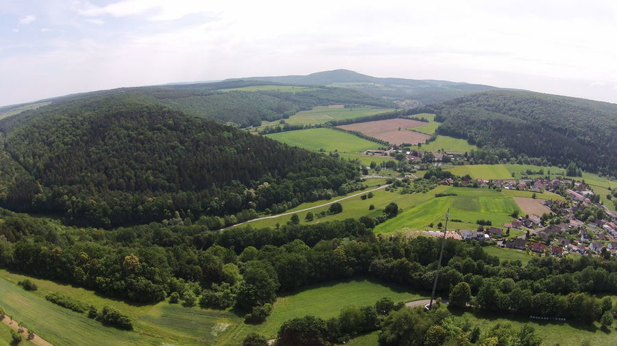 Scenic view of landscape against sky