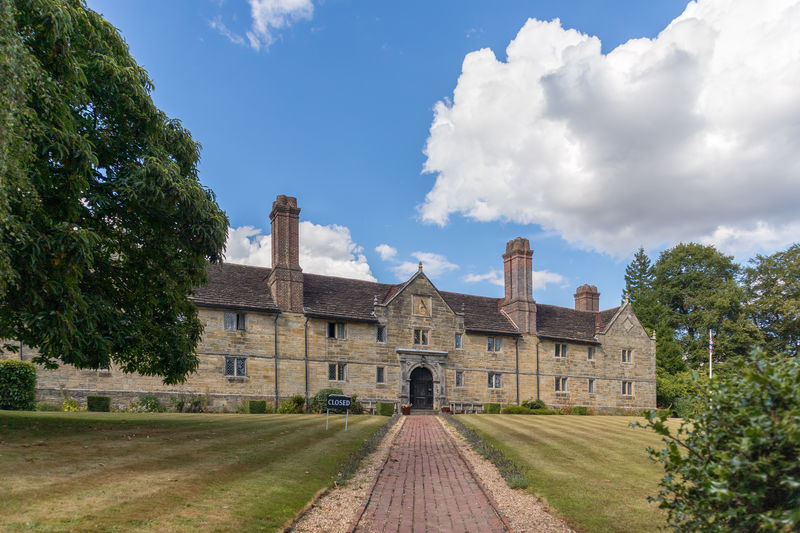 View of sackville college east grinstead west sussex on august 3, 2020