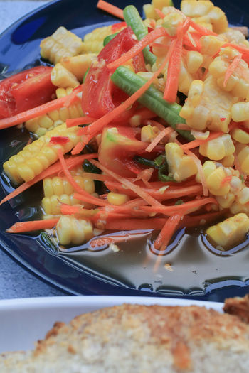 Close-up of food in plate