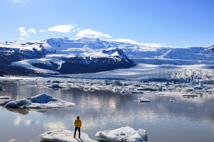 Glacier lagoon in iceland