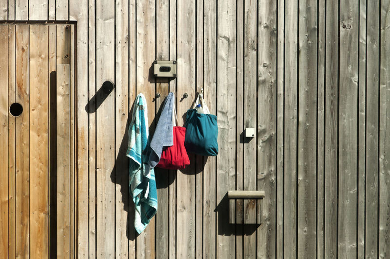 Rustic wooden wall