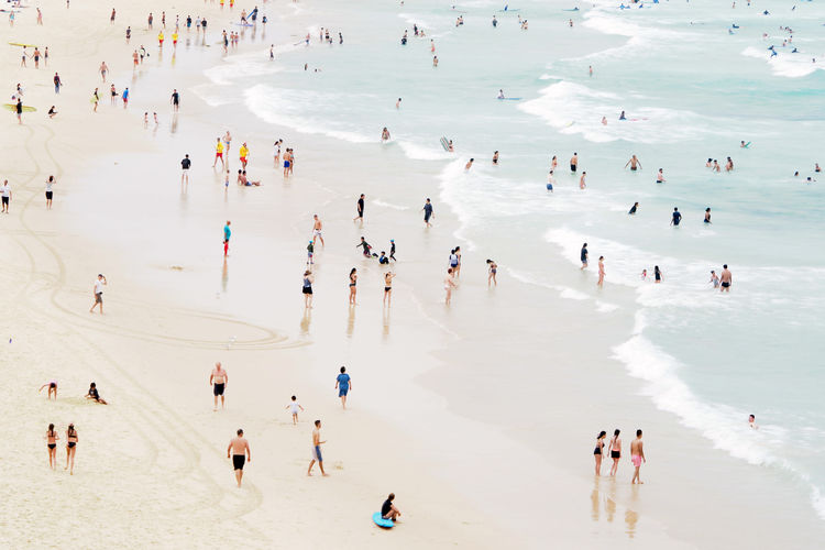 Beach #beach Australia Beach Bondi Bondi Beach People Sand Sea Summer Sydney Water The Great Outdoors - 2017 EyeEm Awards Adventures In The City Visual Creativity