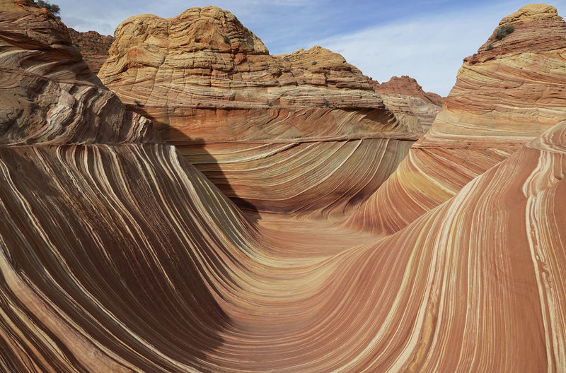 Scenic view of rock formations