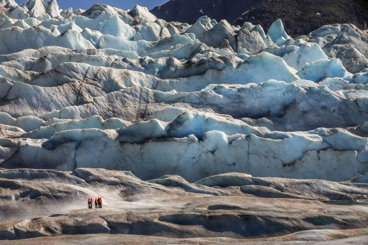 Scenic view of glacier