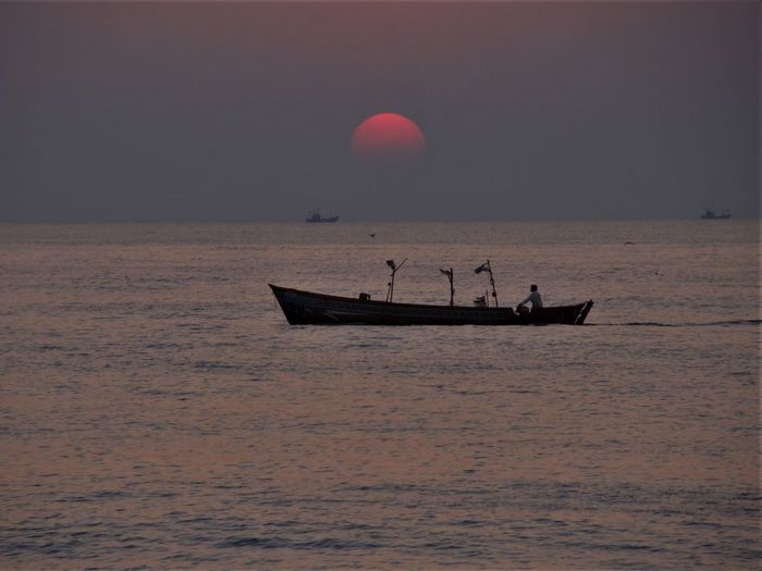Sunset at arabian sea