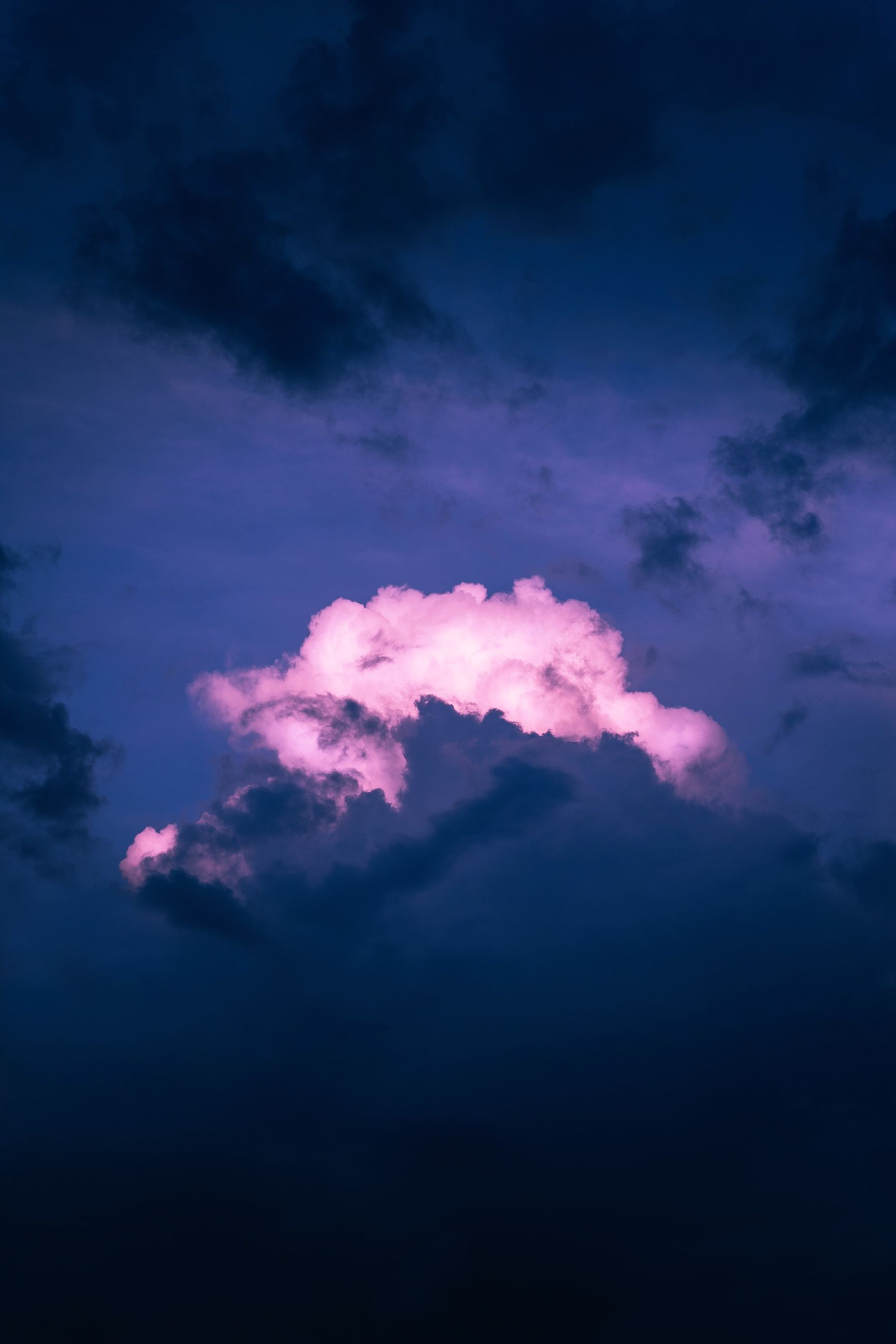 cloud - sky, sky, beauty in nature, low angle view, scenics - nature, tranquility, tranquil scene, no people, nature, outdoors, idyllic, sunset, pink color, blue, cloudscape, backgrounds, dusk, fluffy, night, meteorology