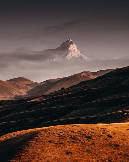 Scenic view of landscape against sky