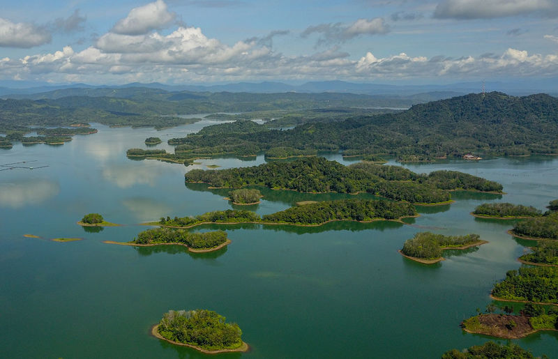 Ulu kasok nature tourism, such as raja ampat in papua, is in kampar regency, riau province.