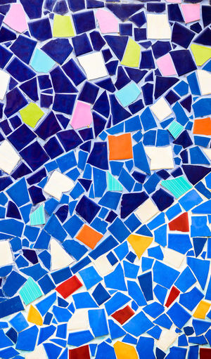 Full frame shot of tiled floor