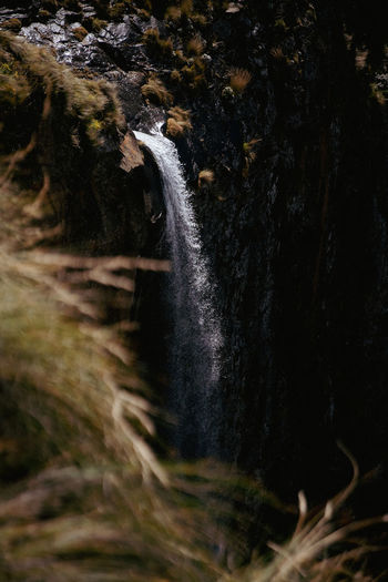 High angle view of waterfall, tugela falls