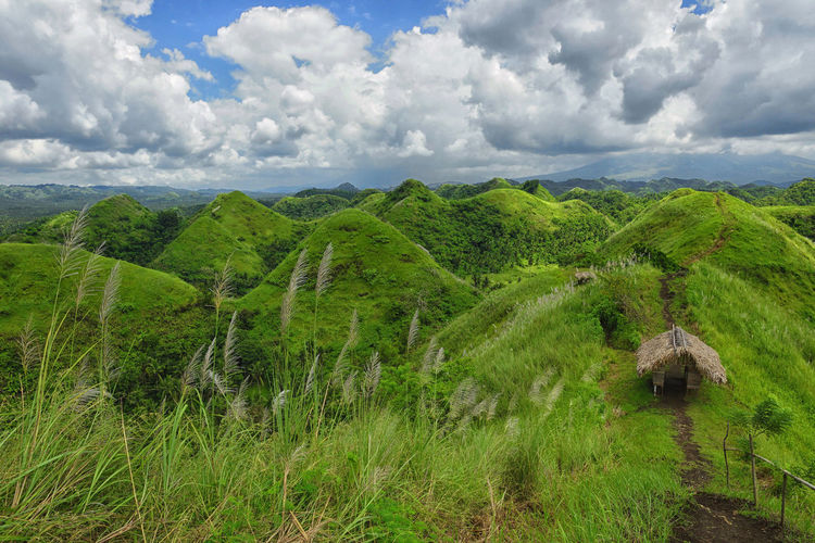 Panoramic view of landscape against sky