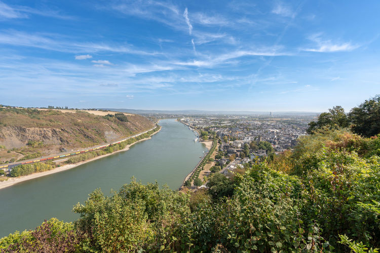 Rhein vom krahnenberg andernach