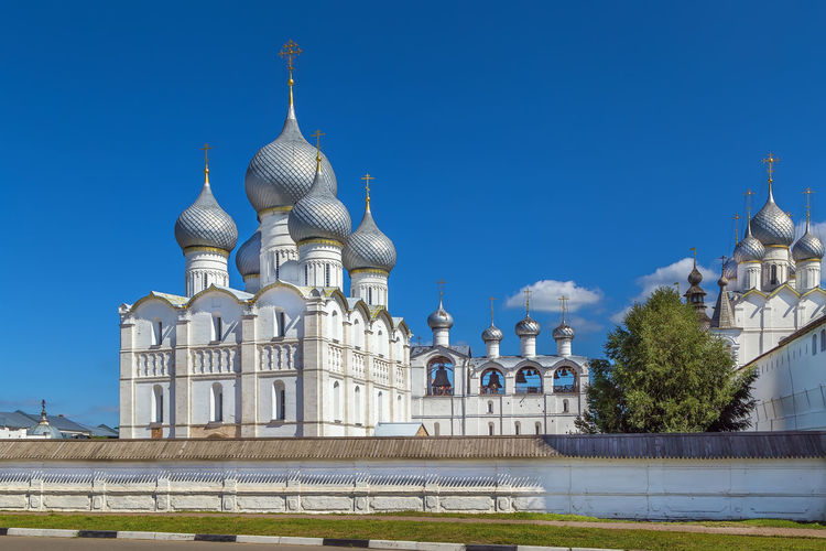 Rostov kremlin with assumption cathedral, russia