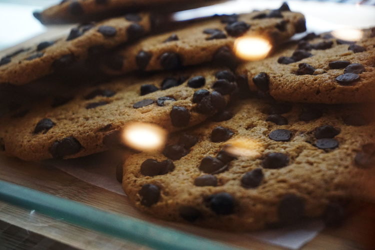 Close-up of cookies