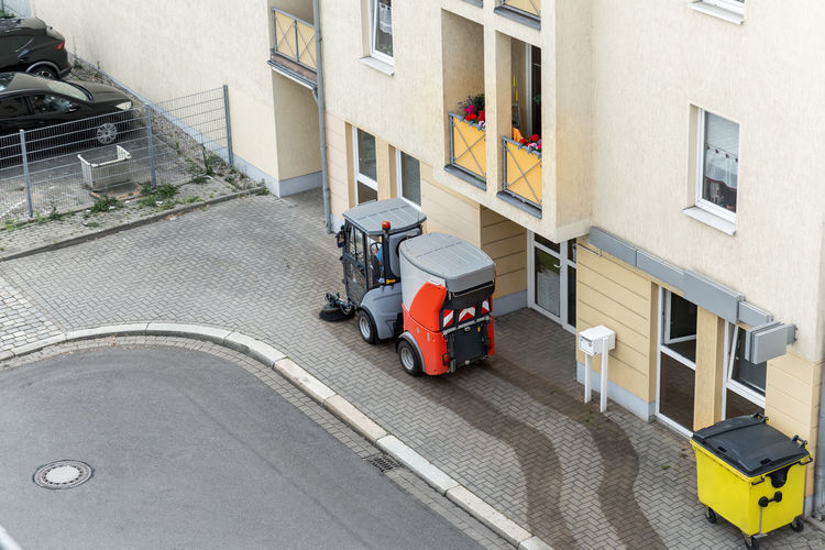 Cars on street