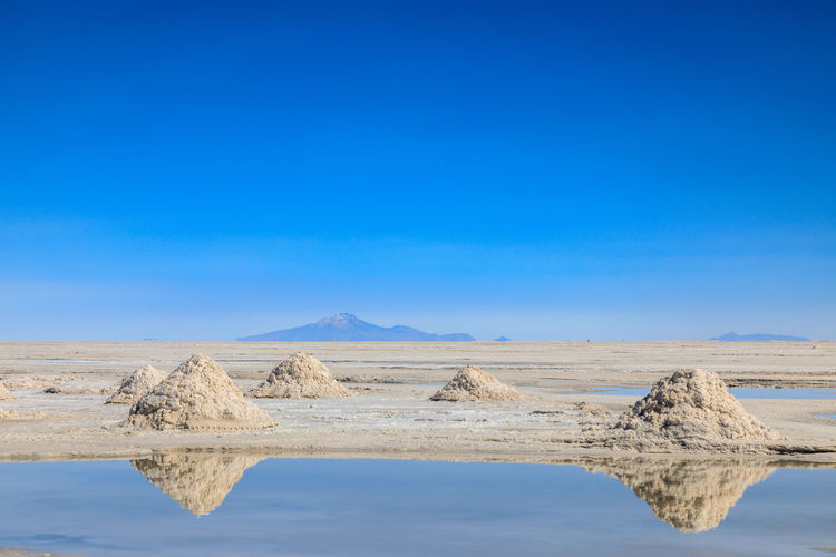 Uyuni salt desert in bolivia