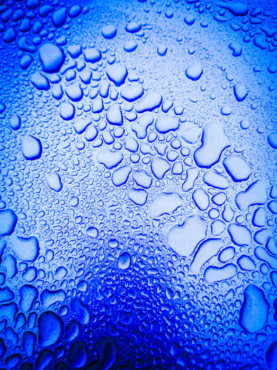 Macro shot of water drops
