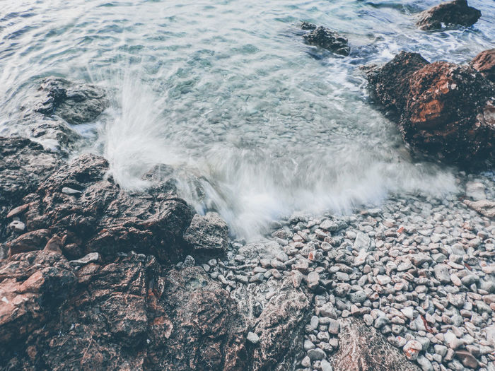 Wave long exposure