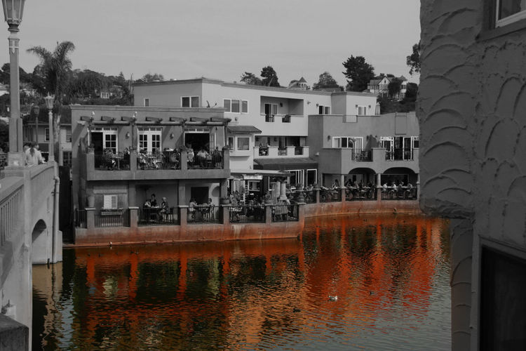 Built structure in water