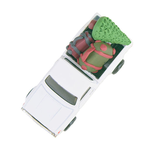 High angle view of shoes on white background