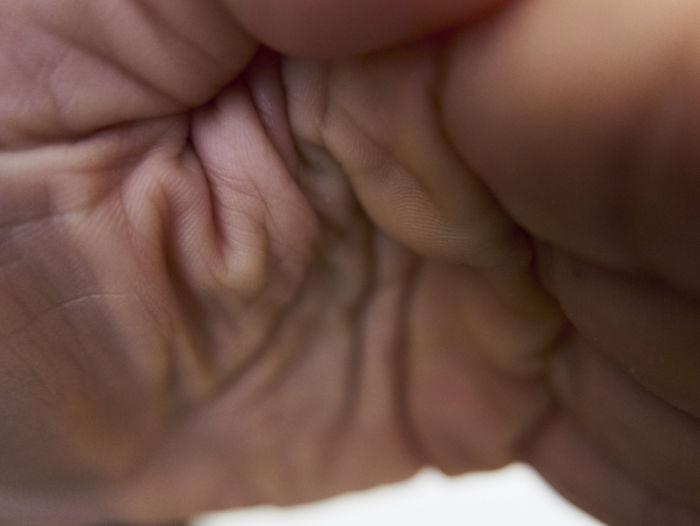 Close-up of hands