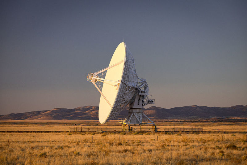 Very large array satellite dish in new mexico