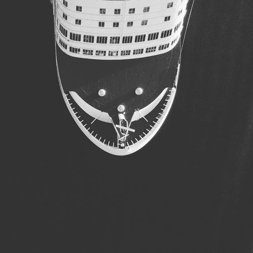 Low angle view of a coffee cup