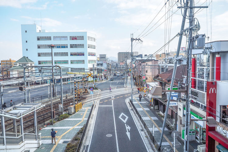 PANORAMIC VIEW OF ROAD AGAINST SKY