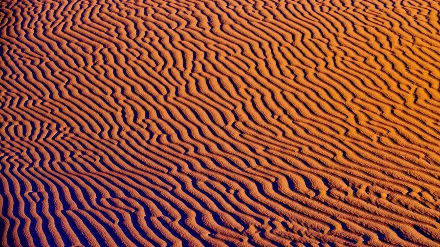 Full frame shot of sand at desert