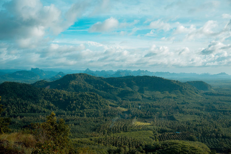 Scenic view of landscape against sky