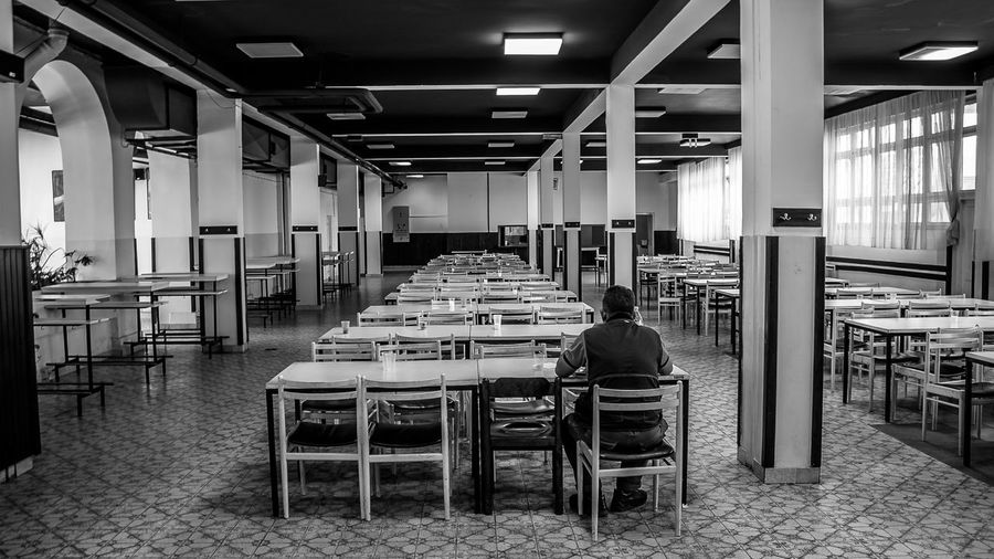View of chairs and table in room
