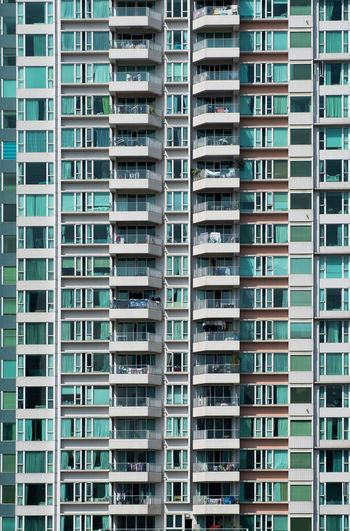 Full frame shot of modern building in city