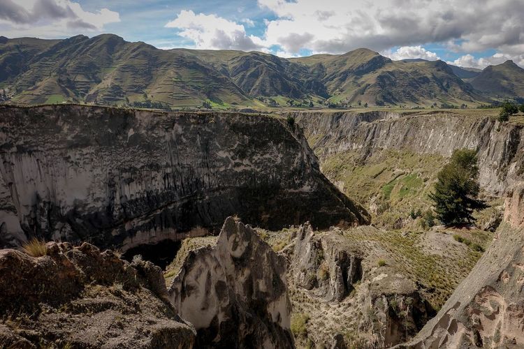 Panoramic view of landscape against sky