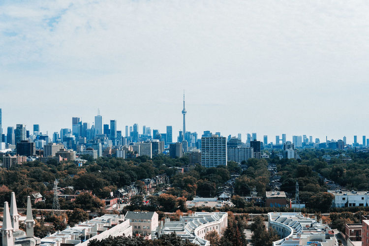 The toronto cityscape always has an aesthetic to it no matter where the photo is taken.