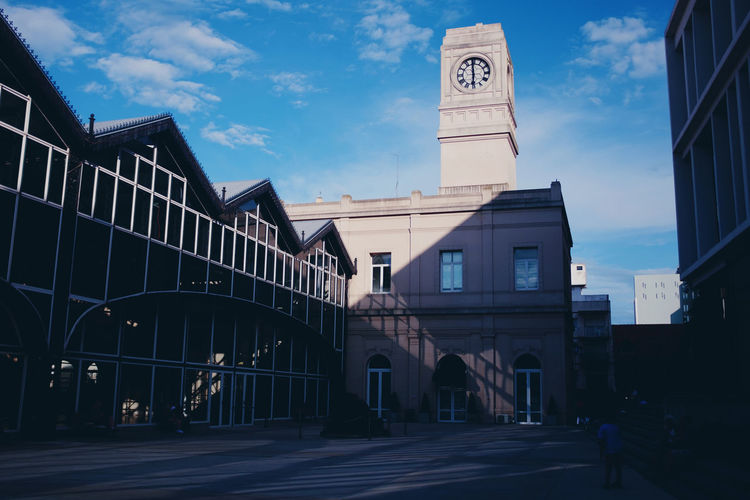 Low angle view of building against sky
