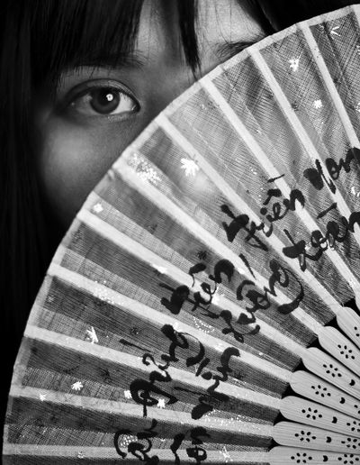 Close-up of woman